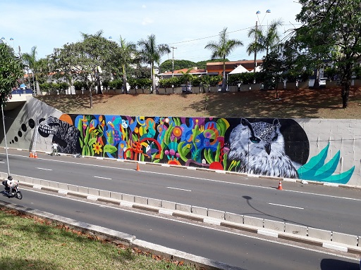 Campinas já tem o mural que celebra a biodiversidade da Mata Atlântica