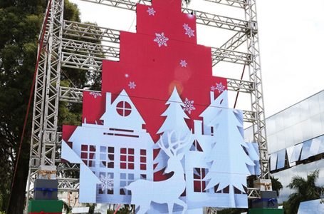 Sanasa inaugura primeira árvore de Natal digital de 10 metros de altura do País
