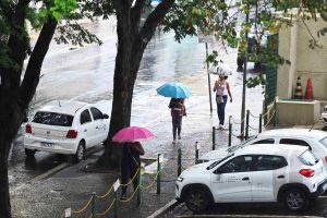 Previsao e de tempestade e chuva acumulada de 65 milimetros Credito Eduardo Lopes