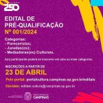 Cultura de Campinas publica edital para suporte em várias áreas
