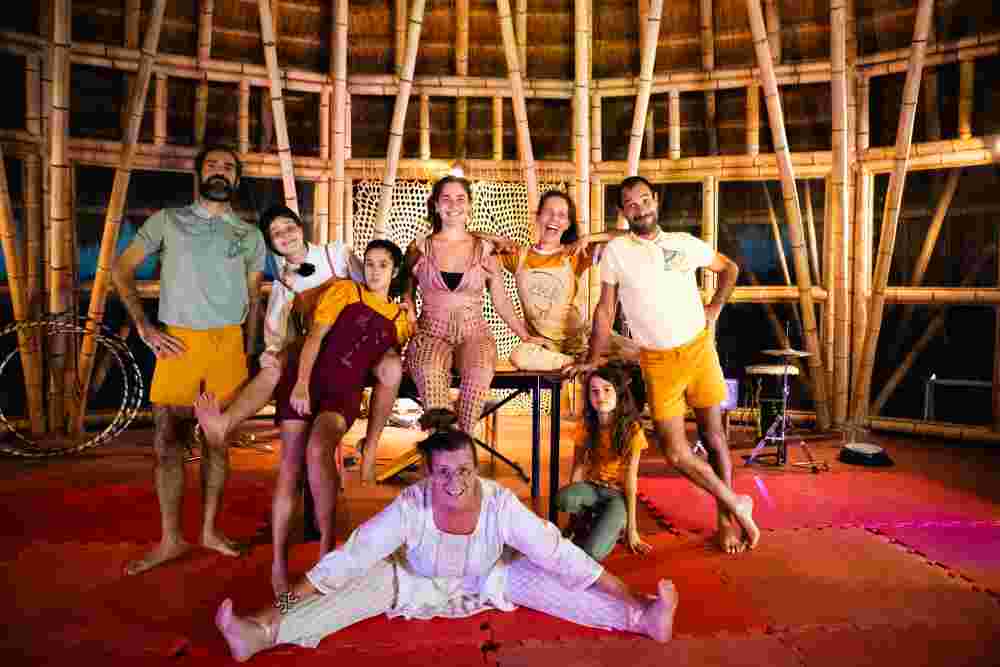 Família Burg estreia o espetáculo Circo Rodapé em Paulínia