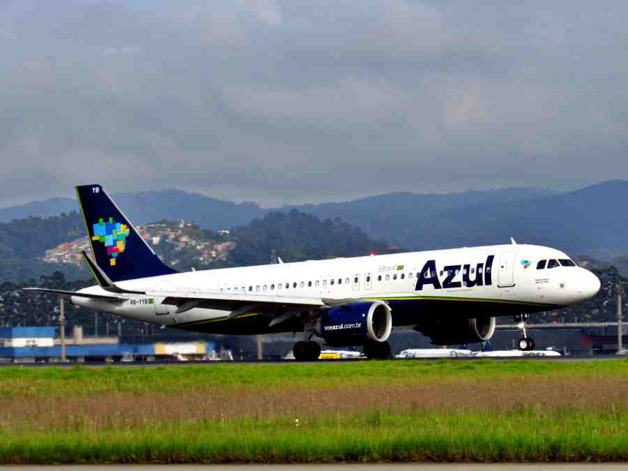 Azul oferta 2,6 milhões de assentos na alta temporada 2024/25 em Campinas