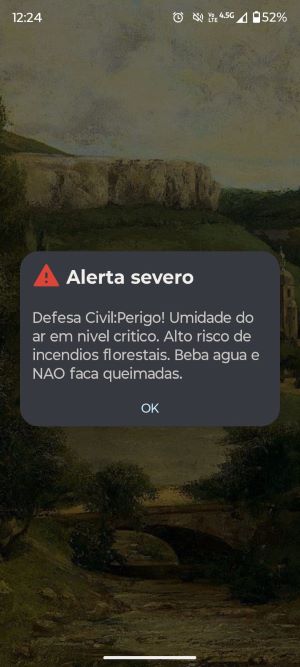 Alerta severo de baixa umidade do ar da Defesa Civil chega a 511 municípios de SP
