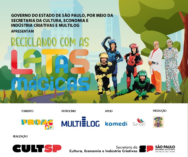 Anuncio reciclando com latas Komedi