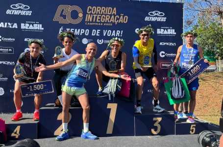 Corrida Integracao 40 podio
