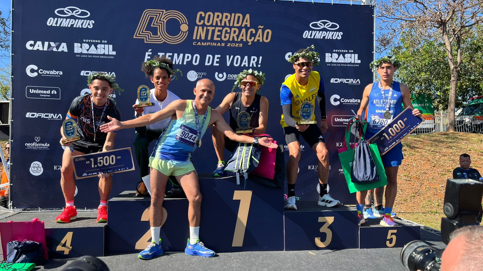 Corrida Integracao 40 podio