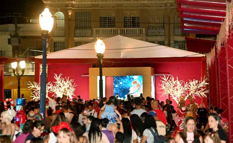 Vila do Papai Noel no Largo do Rosario Foto Carlos Bassan PMC