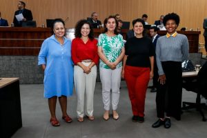 Vereadoras de Campinas Paolla Miguel PT Guida Calixto PT Fernanda Souto PSOL Mariana Conti PSOL e Debora Palermo PL Divulgacao CMC