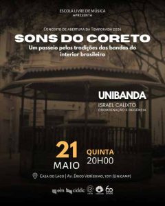 Concerto Unibanda Cartaz de divulgacao
