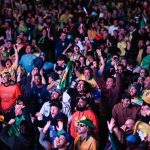 Arena do Torcedor em Campinas reúne cerca de 10 mil para acompanhar Brasil x Japão