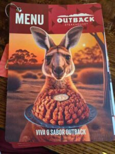 Ação social marca a inauguração do Outback Nova Campinas nesta segunda-feira, 26 de outubro 3 Outback Steakhouse cardapio Foto Lazara Paes Leme